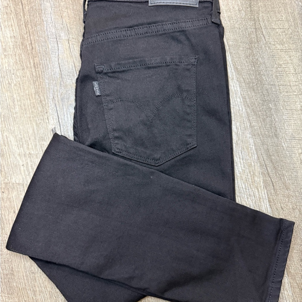 Levi's Women's 311 Shaping Skinny Jeans Black Denim Used
